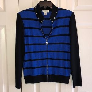 St. John Sport zip up sweater